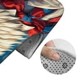 thumbnail image 5 of Xecao Surreal Bald Eagle Gentleman 2-Piece Vintage Seamless Anti-Skid Mat Set, featuring a stylish pattern for a safe and elegant toilet rug experience, 5 of 6