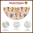thumbnail image 3 of Rateoe Dogs In Different Poses Pattern Christmas Tree Skirt with Ties, Christmas Tree Decorations, Farmhouse Christmas Decor Xmas Holiday Decorations-36", 3 of 6