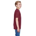 thumbnail image 3 of Team 365 TT11HY Youth Sonic Heather Performance T-Shirt-Sport Maroon Heather-S, 3 of 3