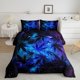 thumbnail image 1 of Juego de Cama de Hojas Tamaño Completo Juego de Cama de Hojas de Cannabis Galaxy para Niños Niños, 1 of 5