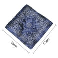 thumbnail image 6 of comerut Hip Hop Square Bandana Breathable Cotton Men Women Boys Girls Multi-purpose Summer Handkerchief Printed Sun Protection Hair Scarf Christmas Gift, 6 of 8