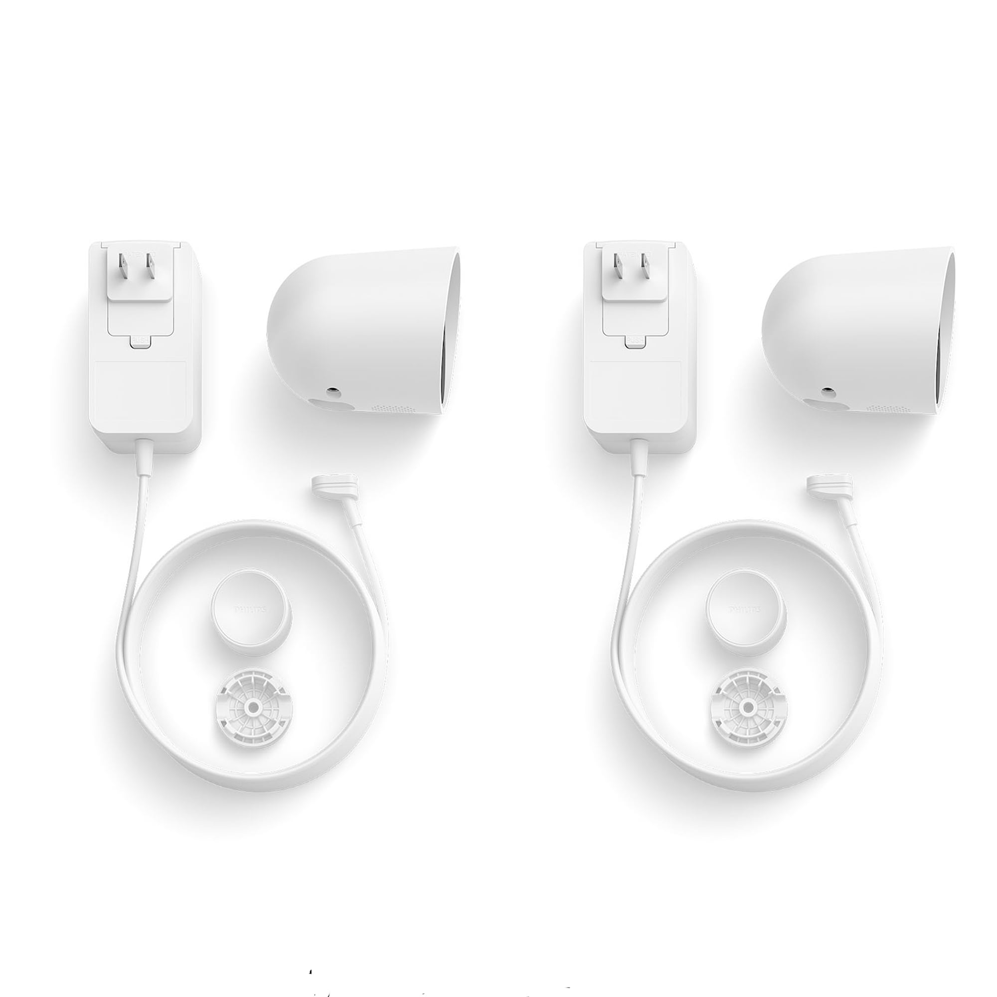 Philips Hue Secure Wired Security Camera, White - 2-Pack
