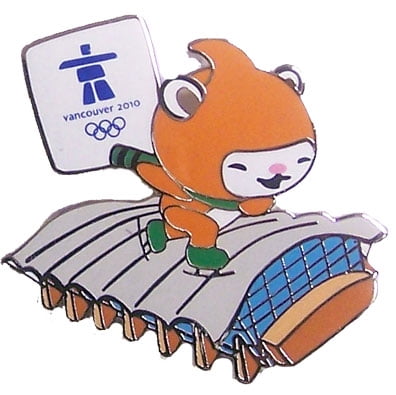 Vancouver 2010 Olympics Miga at Richmond Oval Pin by