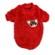 thumbnail image 1 of Greeniant Ropa para perros Disfraces Estilo simple Suéter multicolor para mascotas Cachorros Camisa Suavidad Mantener caliente Cachorro Chaleco Café L Ropa para mascotas Rojo XXL Greeniant PT003805-15B, 1 of 6