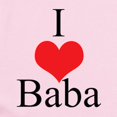 thumbnail image 2 of CafePress - I Love (Heart) Baba Infant Bodysuit - Baby Light Bodysuit, Size Newborn - 24 Months, 2 of 4