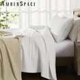 thumbnail image 5 of Amberspace Lightweight 3-Piece Bed in a Bag Quilt Set with Pillow Shams,White,Twin, 5 of 8