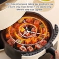 thumbnail image 4 of Inteprter Parrilla vertical de acero inoxidable resistente al calor para freidoras de aire, brochetas y accesorios de barbacoa. Cocina y Comedor 24 agujas colgantes, 4 of 6