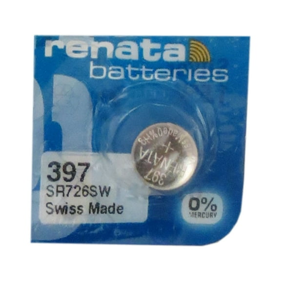 25 x 397 / 396 (SR726SW) Renata Silver Oxide Button Batteries