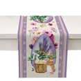 thumbnail image 1 of Binwennn And Candy Table Vintage Table Runners 12 Ft Table Easter Bunny Egg Pattern Linen Print Kitchen Dining Room Insulated Decorative Placemat（D）, 1 of 7