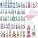 thumbnail image 2 of 26-27 50 Pcs Mini Wine Bottles Mini Plastic Red Wine Bottles For Pub Bars With Mini Toilet/YY, 2 of 3