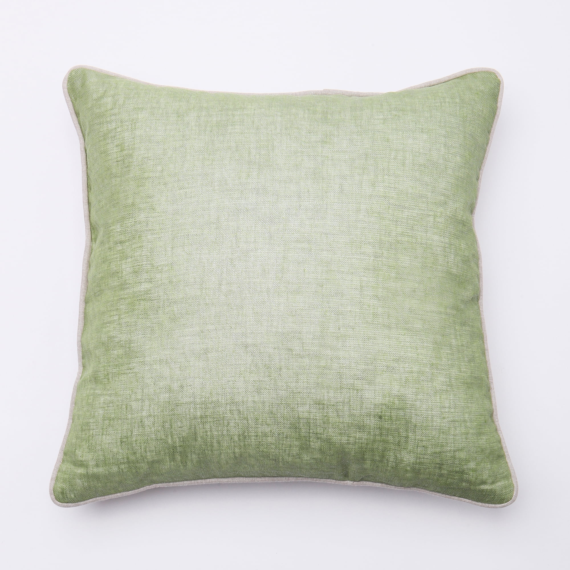 Quality Home Metallic Linen Decorative Pillow Cover Only 18" x 18