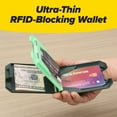 thumbnail image 6 of Slim Mint Wallet Leather Edition Ultra-Thin RFID-Blocking, AS-SEEN-ON-TV, ID Theft Protection, Easy to Carry, Reach Cards & Cash with a Touch of a Button, Aluminum Outer Shell, Crush-Resistant, 6 of 9