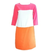 Tommy Hilfiger Pink 3/4-Sleeve Shift Dress Msrp: