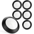 thumbnail image 1 of LUNABODE 6 Inch Dimmable LED Flush Mount Ceiling Light - (6 Pack) | 10.5W/85W Equivalent/5000K | Stylish LED Ceiling Light | Light Fixture for Kitchen/Garage/Bathroom | Bronze Trim | Bright White, 1 of 4