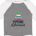 thumbnail image 4 of Inktastic Future Librarian Girls Reading Job Girls Long Sleeve Baby Bodysuit, 4 of 5