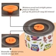 thumbnail image 4 of Cartoon Owl Leaves Airtight Coffee Bean Canister 30oz Food Storage Containers with Lids For Gournd, Tea, Sugar, Flour, Rice, Cereal, Candy Cookie Jar, 4 of 8