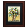 thumbnail image 2 of Trademark Fine Art "Spring Flowers in a Vase 9" Canvas Art by Hai Odelia, Black Matte, Wood Frame, 2 of 4
