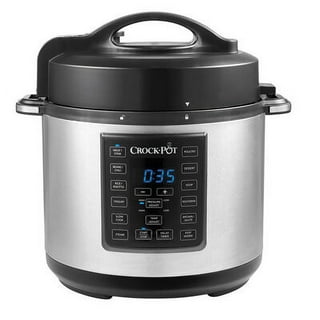 Crock-Pot 10-Qt. Express Crock Pressure Cooker with Easy Release Steam  Dial, Premium Black Stainless Steel 