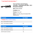 thumbnail image 2 of Front Left Strut and Coil Spring Assembly - Compatible with 2008 - 2013 Mitsubishi Outlander 2009 2010 2011 2012, 2 of 2