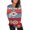 Red, variant on OKBOP Christmas Scrub Tops Women,Fashion Round-Neck Long Sleeve Print Casual T-Shirt Womens Plus Size Blouses Christmas Crewneck Sweatshirt