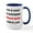 White/Navy Inside, variant on CafePress - Awesome Bonus Mom - 15 oz Ceramic Large Mug