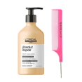 thumbnail image 2 of L'Oreal SerieExpert Gold Quinoa+Protein Absolut Repair Resurfacing Conditioner (16.9 oz) with SLEEKSHOP Teasing Comb Pack of 1, 2 of 2
