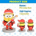 thumbnail image 3 of Ropa de trabajo Toy YOLOPARK Despicable Me 4, Ron Minion, 7,8 cm, 3 of 8