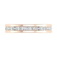 thumbnail image 3 of 0.43 Carat Channel Set Diamond Wedding Eternity Ring Band in 14K Rose Gold (Ring Size 4) (SI1-SI2 Clarity), 3 of 4