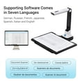thumbnail image 3 of BK50 10MP High-Speed Document Scanner with Hard Plastic Mat, A4 Size, Foldable Design, 1-Second Scanning, LED Fill Light, Multi-Language Software, 3 of 4