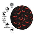 thumbnail image 4 of Goofa Red Hot Chili Pattern Universal Tire Cover for Jeep, SUV, Truck, and Trailer – Waterproof, UV-Resistant,Easy to Install, Fits 14"-17" Tires-14 inch, 4 of 6