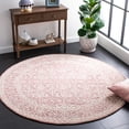 thumbnail image 2 of SAFAVIEH Metro Lorenzo Medallion Area Rug, Dark Pink/Ivory, 6' x 6' Round, 2 of 8