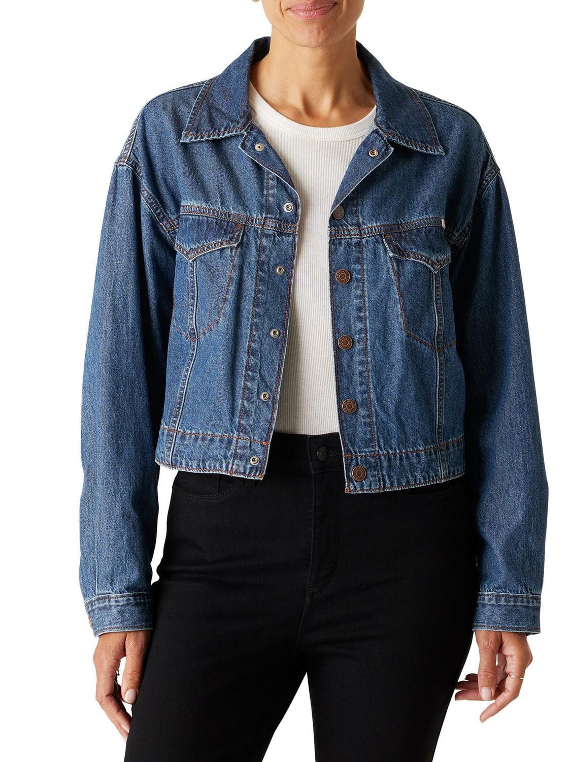Blouson camionneur ancien pour femme Levi Strauss SignatureMC
