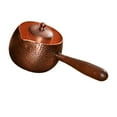 thumbnail image 4 of Tetera de cobre, dispensador de té, tetera de Kung Fu resistente multifunción, vajilla para senderismo, hogar, cocina, casa de té, Camping B, 4 of 10