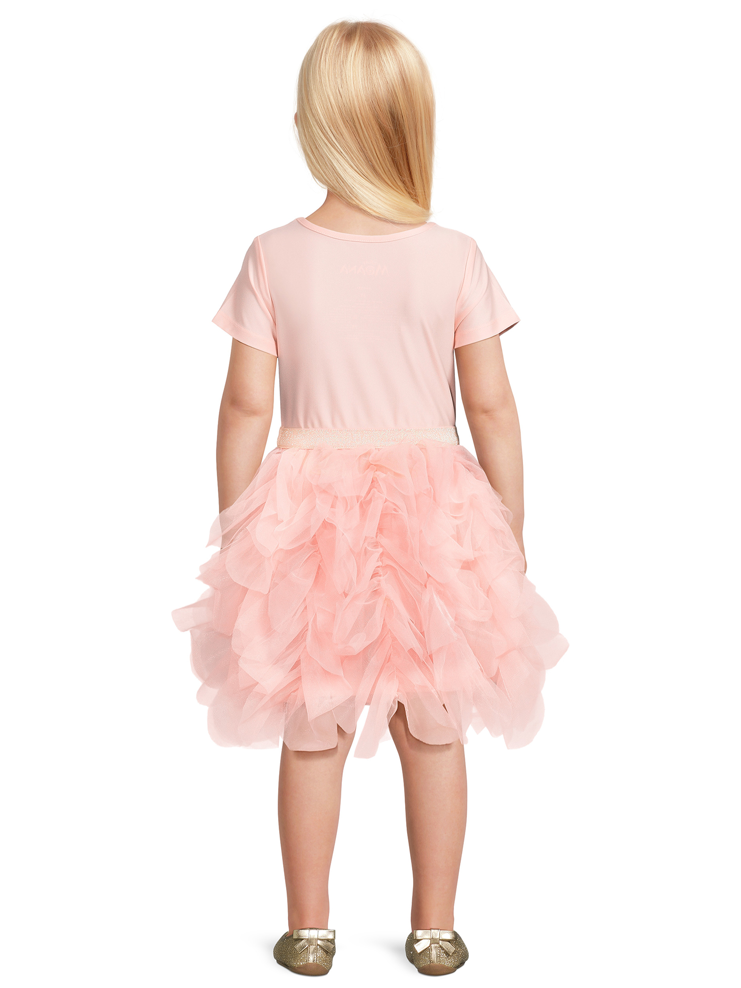Disney Moana Toddler Girl Short Sleeve Tutu Dress, Sizes 12M-5T - image 3 of 6