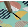 thumbnail image 3 of Vargottam Indoor/OutdoorTablecloth58x58 Inch SquareTablecloth with Umbrella Hole and Zip- Waterproof PatioTableCloths- TableCovers for Backyard RectangularTable- Aquamarine2, 3 of 5