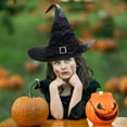 thumbnail image 5 of WEGFTDUOP Halloween Witch Hat Party Decoration Props Witch Hat Halloween Witch Hat Non-woven Hat Event Party Supplies Props Decoration, 5 of 5