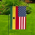 thumbnail image 3 of American Ghana Flag Ghanaian Friendship U.S.A Memorial Day Patriotic For House Flag, Double-Sided Decorative Outdoor Flag, Polyester Yard Flag 29.5 x 39.5 in, 3 of 5