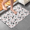 thumbnail image 4 of White Cow Moo Spot Pattern Bathroom Rugs Mat,Non Slip Microfiber Bathroom Rug,Rubber Backing,Soft Bathroom Mats for Bathroom Floor,Tub and Shower,20x32in(50x80cm), 4 of 5