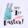 thumbnail image 3 of FOCUSNORM Baby?s Cute Rabbit Letter Romper and Stripe/Print Trousers with Hat, 3 of 7