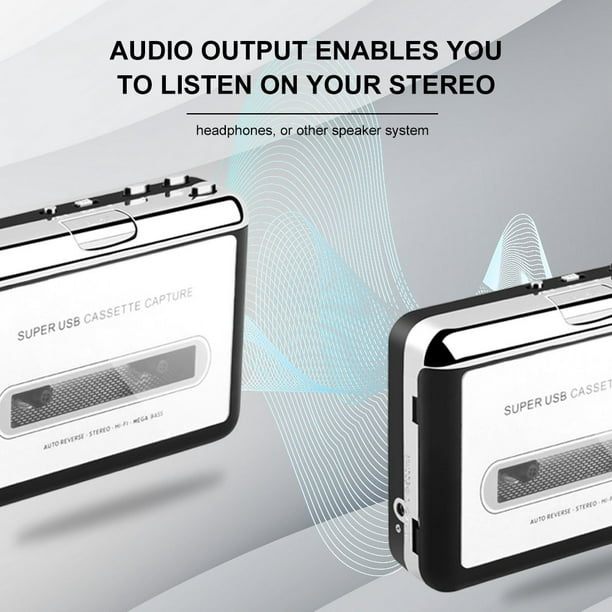 Tape to PC Super USB Cassette-to-MP3 Converter Capture Audio Music
