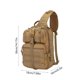 thumbnail image 3 of Bolso de hombro estilo mochila para hombre, bolso cruzado impermeable, multifuncional, de gran capacidad, de tela Oxford, bolso de pecho, 3 of 6