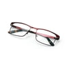 Men Rectangular Stainless Steel Glasses Frame/w Anti Blue Ray Lens - Computer Glasses - Blocker