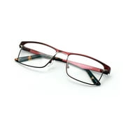 Men Rectangular Stainless Steel Glasses Frame/w Anti Blue Ray Lens - Computer Glasses - Blocker