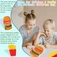 thumbnail image 5 of juguetes sensoriales de burbujas para presionar, de silicona, para aliviar el estrés y la ansiedad, para niños con necesidades especiales de autismo (papas fritas y hamburguesa)., 5 of 5