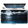 thumbnail image 6 of Large Mouse Pad, 31.5x15.7x0.12 inch Large Extended Computer Keyboard Mouse Mat, Water Resist Non-Slip Mousepad Rubber Base Long XXL Gaming Mouse Pad for Work & Gaming, Office & Home, 6 of 6