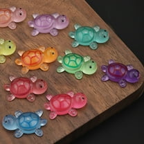 10Pc2.1Cm Luminous Turtle*1 Pack Clearance! 10 Pcs Turtles Tiny Turtle Toys Resin Animals Cute Turtle Resin Charms Figures for Diy Craft Garden Dollhouse Potted Plants Decorations