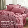 thumbnail image 5 of Queen Sheet Set - 4 Pieces Soft Queen Size Sheets - Breathable & Cooling - Hotel Luxury - Easy Care Polyester Microfiber Bedding for Women, Men, Dark Grey, 5 of 5