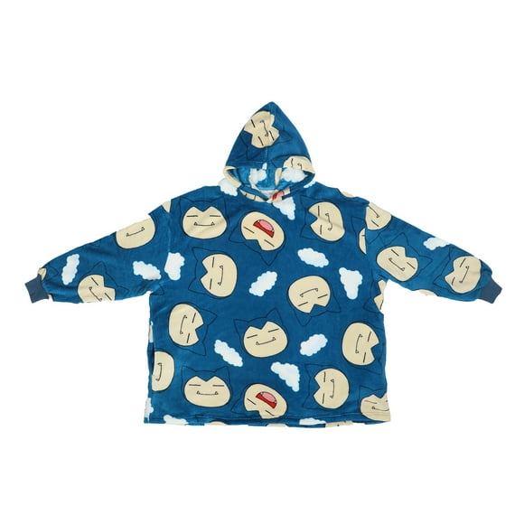 Pokémon Snorlax Blue Oversized Hooded Sweater