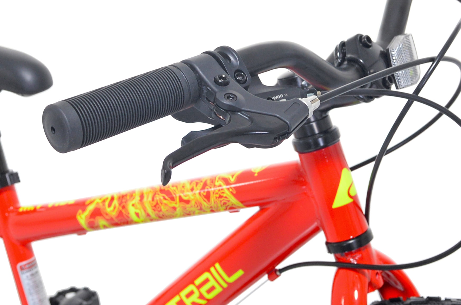 Ozark Trail 20" Mountain Bike, 7 Speed, Fits Rider 3'11"-4'4", Red, Child/Tween/Teen, Unisex, Online Only