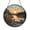 Acrylic 3.5 Inch, variant on Lake Dock Stained Glass Suncatcher, Window Hanging Decor Featuring Wooden Dock, Boat and Calm Water Scene